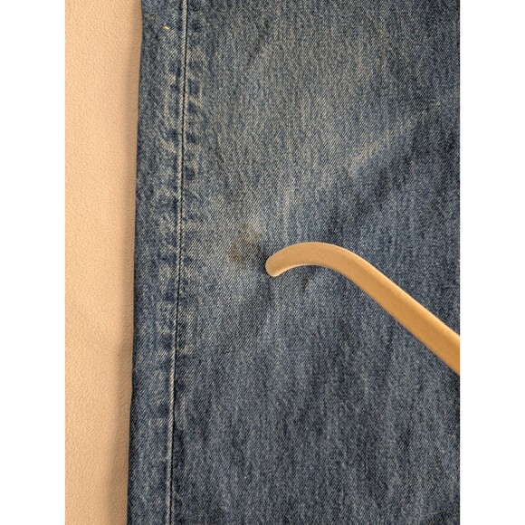 1998 Vintage 90's Levis Jeans Mens 40x30 Blue 501 Straight Light Wash Button Fly - Picture 10 of 12